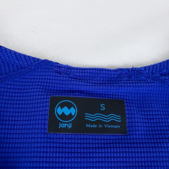 Janji Short Sleeve T-Shirt Womens S Blue Running Moisture-Wick Gym Workout - Picture 10 of 11